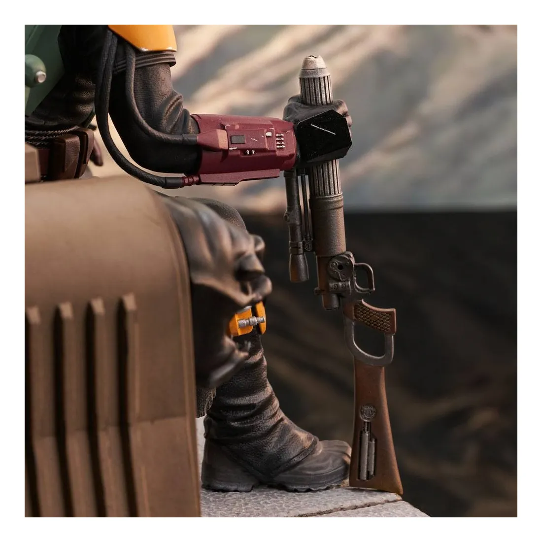 Gentle Giant Star Wars The Mandalorian - Premier Collection 1/7 - Figurine Boba Fett On Throne 14 Gentle Giant Star Wars The Mandalorian - Premier Collection 1/7 - Figurine Boba Fett On Throne â Image 14